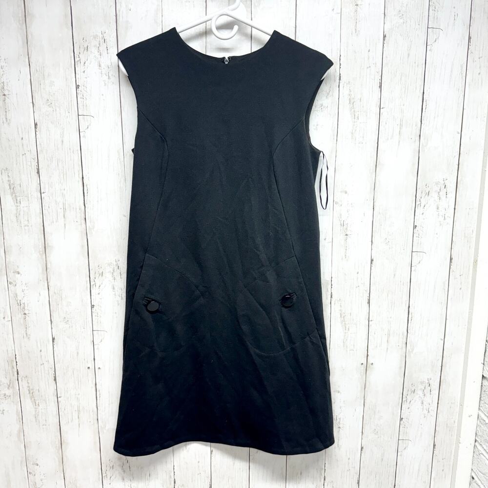 Michael Kors Dress Women Sz S/P Sleeveless Mini Black A Line Round Neck